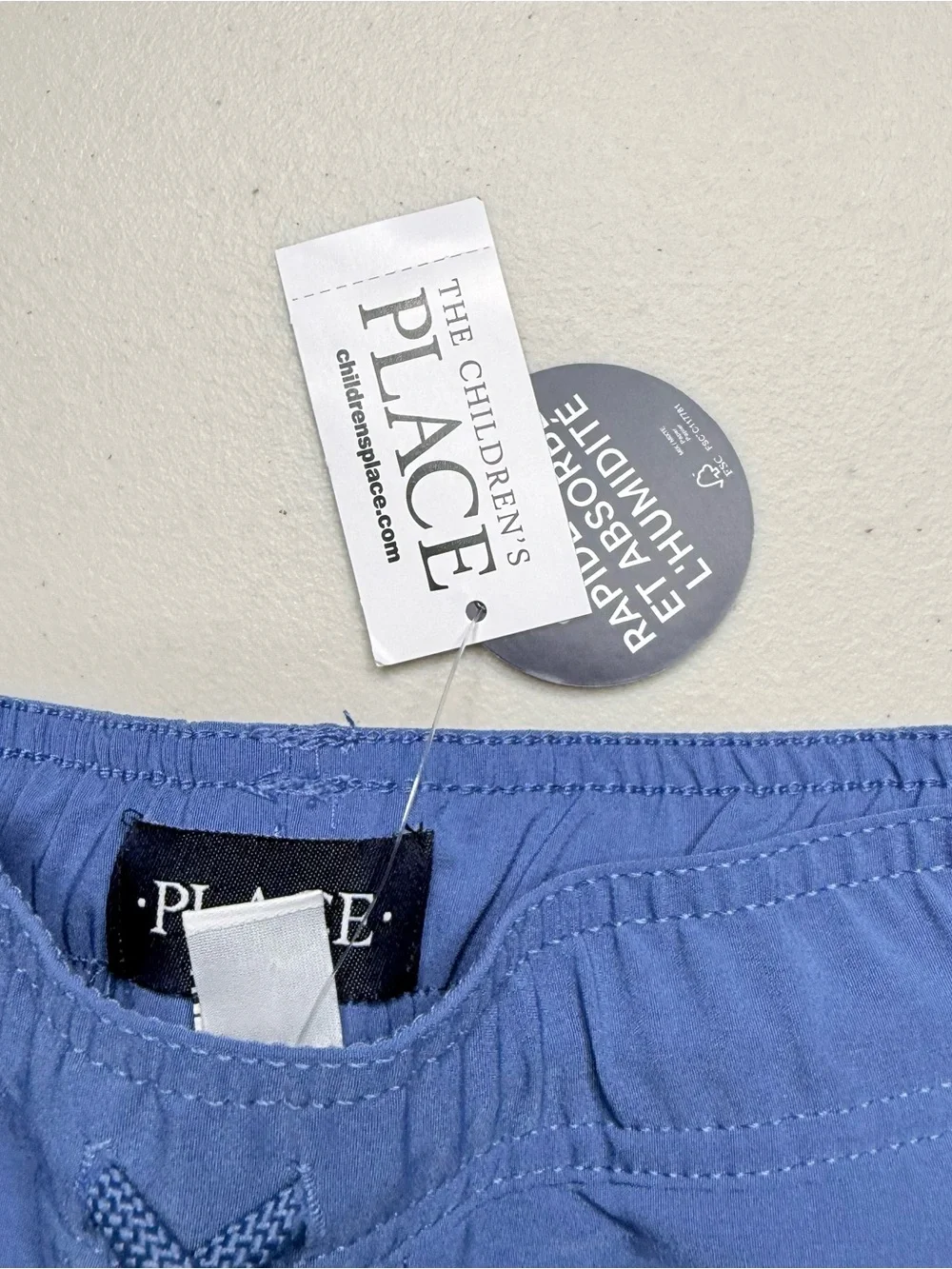 NWT Children’s Place Quick Dry Shorts Boys Size 7 Blue